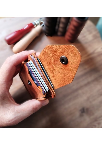 Elyapımı Gerçek Deri Cüzdan Kartlık modelleri