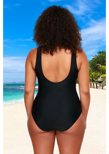 Konforlu Rahat Kesim Büyük Beden Mayo Geniş Battal Boy Plus Size