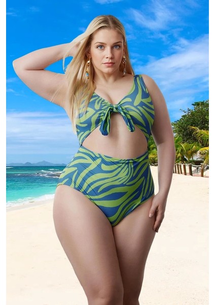 Konforlu Desenli Rahat Kesim Büyük Beden Mayo Battal Boy Yüksek Konfor Her Bedende Şıklık