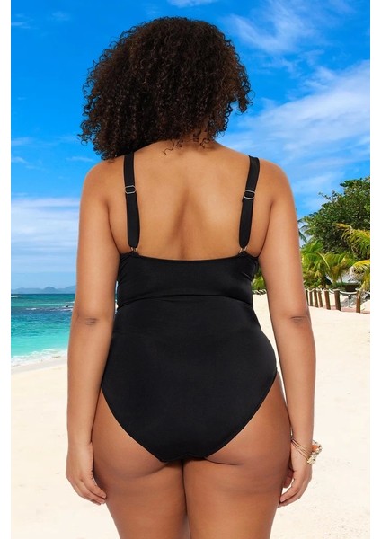 Konforlu Rahat Kesim Büyük Beden Mayo Plus Size Su Sporları Için Plaj ve Havuz modelleri