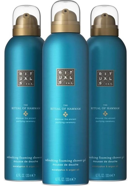 The Ritual Of Hammam Avantaj Paketi 3X200ML Duş Köpüğü Seti