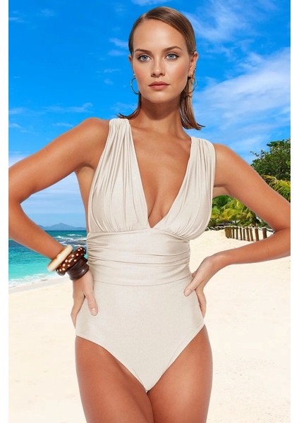 Drape Desenli Mayo Premium Kalite Su Sporu Kıyafeti Ergonomik Kesim Yaz Koleksiyonu modelleri