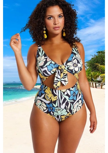 Konforlu Desenli Rahat Kesim Büyük Beden Mayo Battal Boy Yüksek Konfor Her Bedende Şıklık