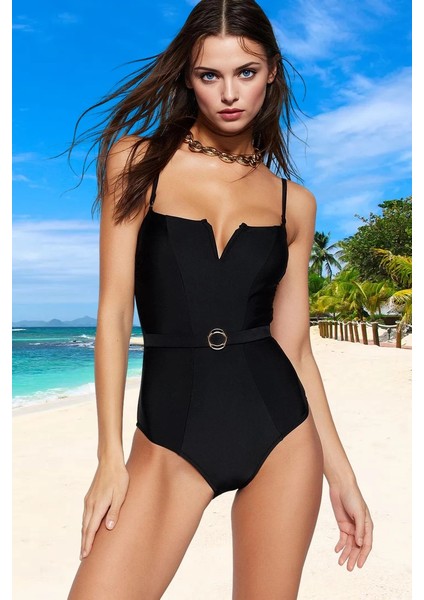 Straplez Mayo Yaz Koleksiyonu Swimsuit Klora Dayanıklı Havuz Mayosu Esnek Kumaş Yüzme