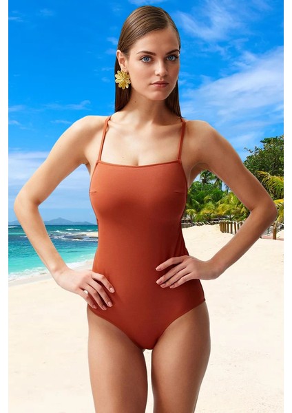 Desenli Mayo Yüksek Konfor Yüzme Mayosu Esnek Kumaş Ergonomik Kesim Kıyafeti