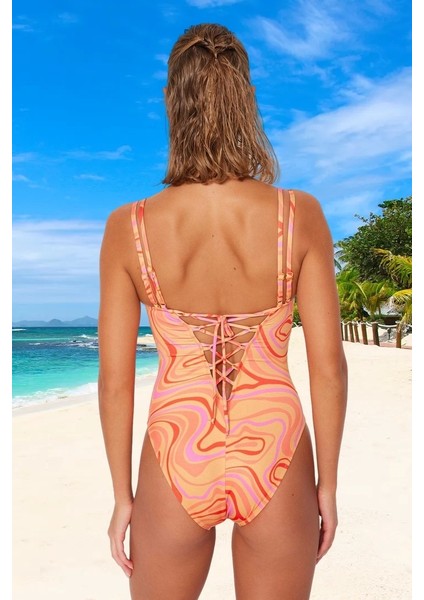 Desenli Mayo Yüksek Konfor Hızlı Kuruyan Plaj Mayosu Deniz Kıyafeti Ergonomik Kesim modelleri