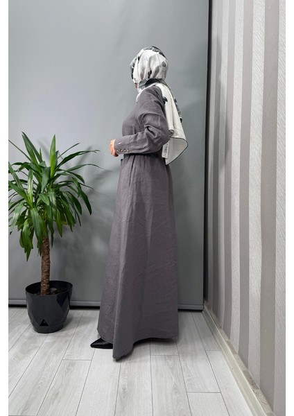 Beli Kemerli Ceket Antrasit T25Y-8018 fiyatları