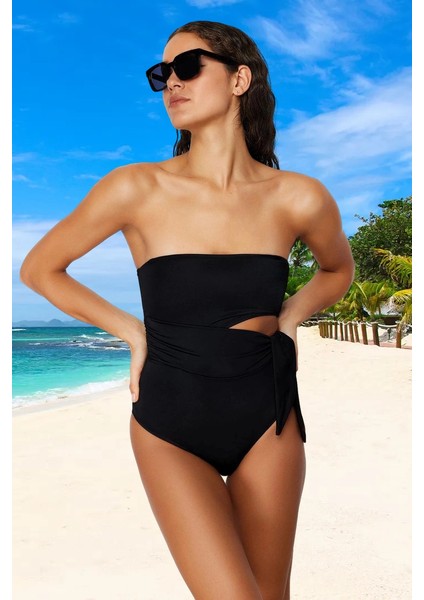 Straplez Mayo Su Sporu Kıyafeti Klora Dayanıklı Banyo Yaz Koleksiyonu Deniz