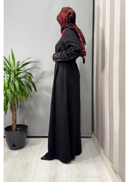 Beli Kemerli Ceket Siyah T25Y-8018 fiyatları