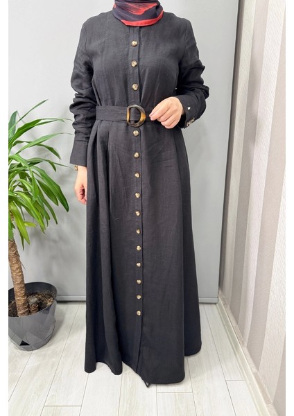 Beli Kemerli Ceket Siyah T25Y-8018 fırsatları