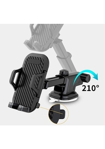 Uzayan Ayarlanabilir Cam ve Torpido Için Vantuzlu Telefon Tutucu fırsatları