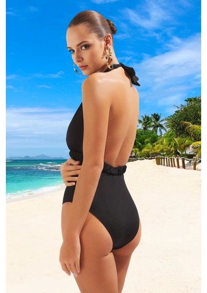 Derin V Yaka Mayo Yaz Koleksiyonu Swimsuit Banyo Kıyafeti Plaj ve Havuz Için Su Sporu fiyatları
