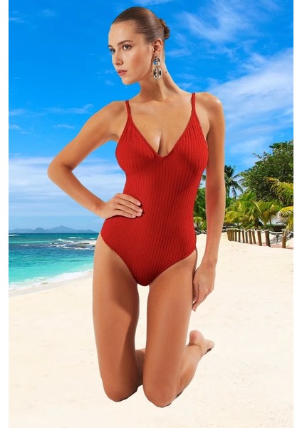 V Yaka Mayo Klora Dayanıklı Havuz Mayosu Yüzme Plaj ve Için Yaz Koleksiyonu fiyatları