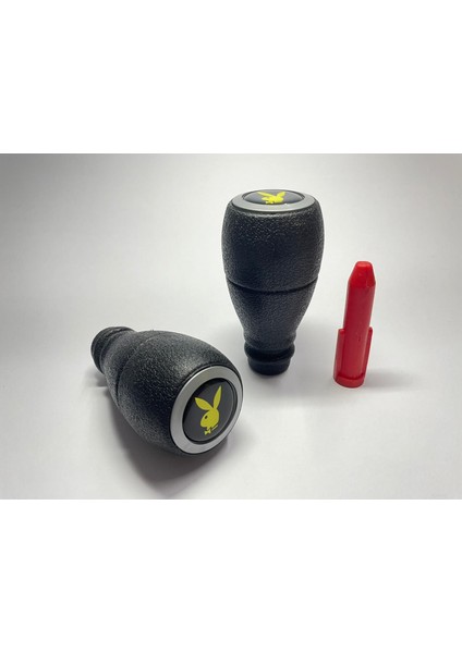 Unıversal Vites Topuzu - BEY155-T9-SIYAH Gövde Gri Kapak Playboy