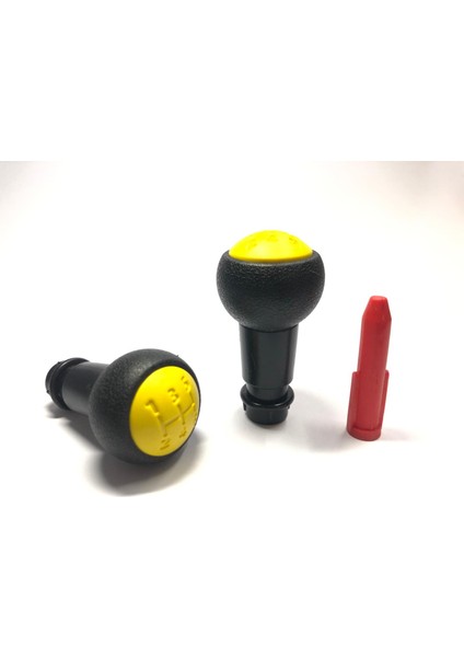 Unıversal Vites Topuzu - BEY105-CN-SIYAH Gövde Sarı Kapak