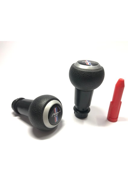 Unıversal Vites Topuzu - BEY108-CN-SIYAH Gövde Gri Kapak Mustang