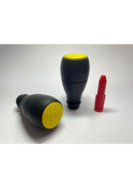 Unıversal Vites Topuzu - BEY150-T9-SIYAH Gövde Sarı Kapak