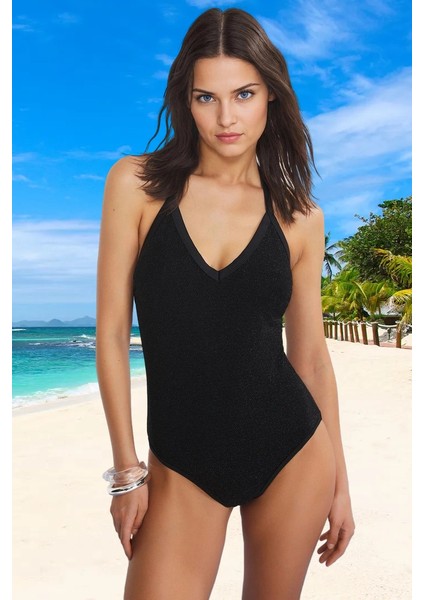 V Yaka Mayo Swimsuit Ergonomik Kesim Şık Detaylı Yaz Koleksiyonu Havuz Mayosu Yüksek Konfor