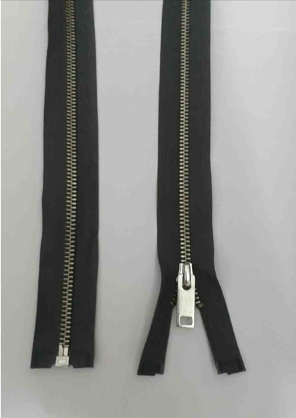 Evren Ev Tekstıl Siyah Gümüş Diş Fermuar 60 cm - 30 Adet