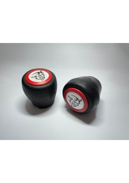 Mandallı Vites Topuzu - BEY206-MANDALLI-SIYAH Gövde Kırmızı Kapak Dodge