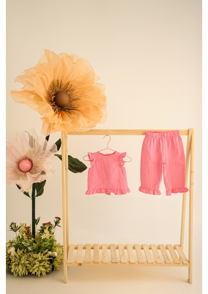 Kız Bebek & Çocuk Pembe Alt Üst Takım
