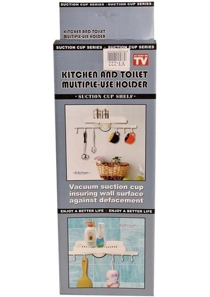 Askılı Raf Çok Fonksiyonlu Mutfak Banyo Tuvalet Tutacak ve Raf indirimleri