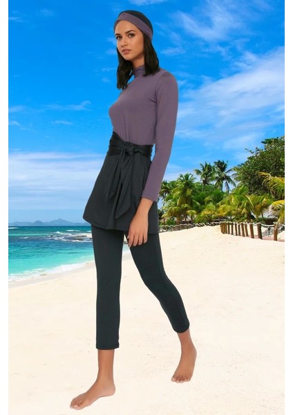 Tesettür Plaj Giyim Klora Dayanıklı Yaz Koleksiyonu Ergonomik Kesim ve Havuz Için modelleri