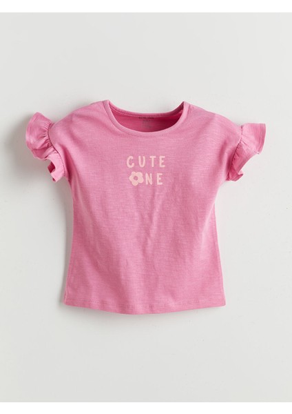 Yeni Sezon Bisiklet Yaka Kiz Bebek Sortlu Pijama Takimi - S5GC83Z1