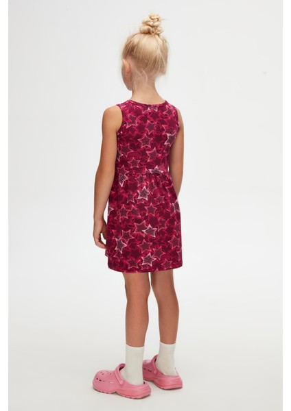 Pointing Stars Kız Çocuk Desen Kolsuz Elbise fırsatları