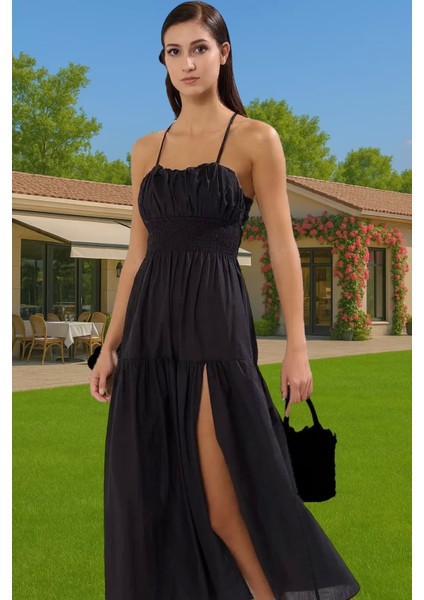 Oversize Maxi Pamuklu Plaj Elbisesi Yazlık Şık Tarz Modern Stil Kaliteli Işçilik Uzun Ömürlü