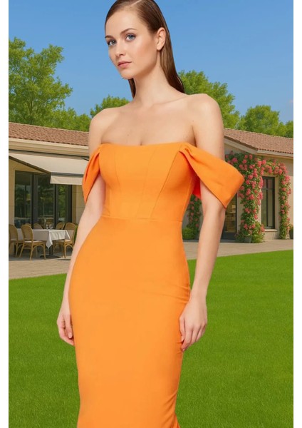 Leopar Desenli Midi Boy Bodycon Abiye Elbise Polyester Karışımlı Yazlık Yüksek Kalite Seçkin Malzeme fiyatları