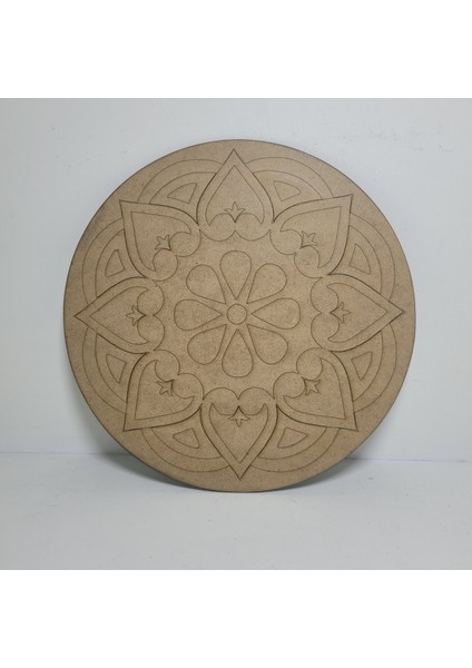 Mandala Boyama Seti-Ahşap Boyama-Model 205-23CM*23CM indirimleri