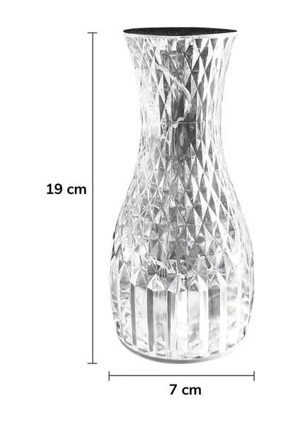 Sürahi Model USB Şarjlı Kumandalı 16 Farklı Işık Modlu Masa Üstü Kristal Akrilik Lamba LED
