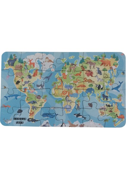 6 Adet 24 Parça 12,5 x 21 cm Eğitici ve Öğretici Ahşap Çocuk Puzzle & Yapboz Oyuncak Çerçevesiz fiyatları