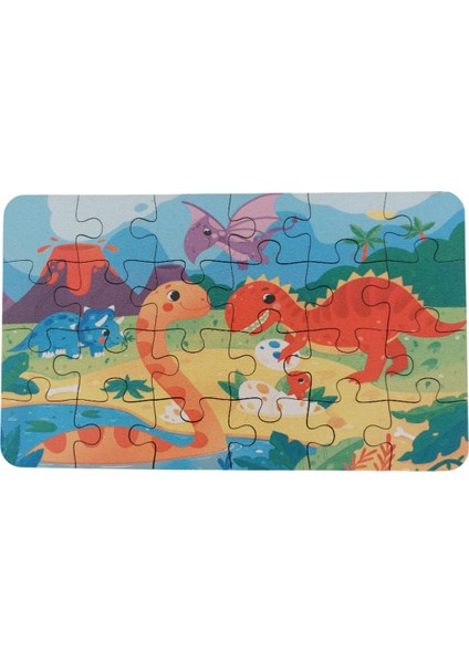 6 Adet 24 Parça 12,5 x 21 cm Eğitici ve Öğretici Ahşap Çocuk Puzzle & Yapboz Oyuncak Çerçevesiz fiyatları