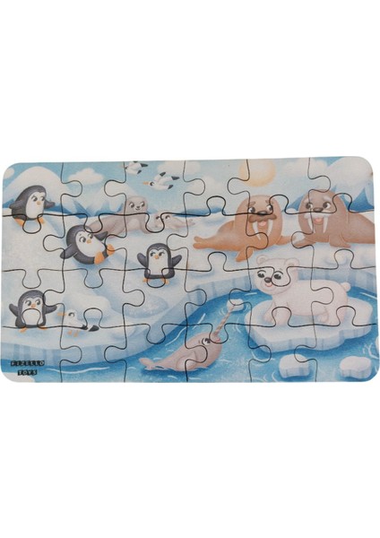 6 Adet 24 Parça 12,5 x 21 cm Eğitici ve Öğretici Ahşap Çocuk Puzzle & Yapboz Oyuncak Çerçevesiz fırsatları