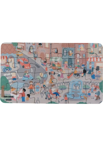 City Centre - Şehir Merkezi / Small Puzzle 3-7 Yaş 24 Parça