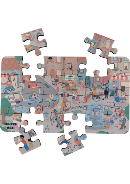 City Centre - Şehir Merkezi / Small Puzzle 3-7 Yaş 24 Parça fiyatları