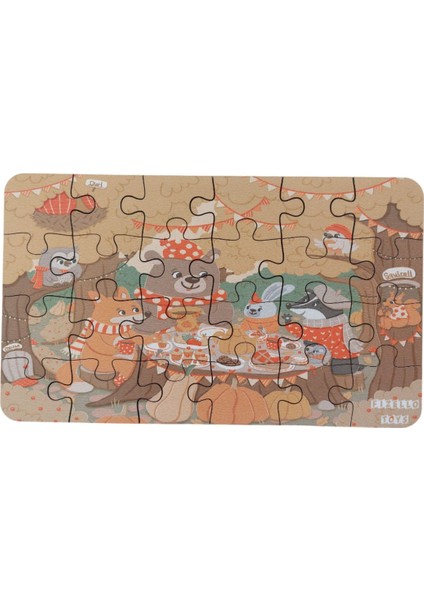 6 Adet 24 Parça 12,5 x 21 cm Eğitici ve Öğretici Ahşap Çocuk Puzzle & Yapboz Oyuncak Çerçevesiz fırsatları