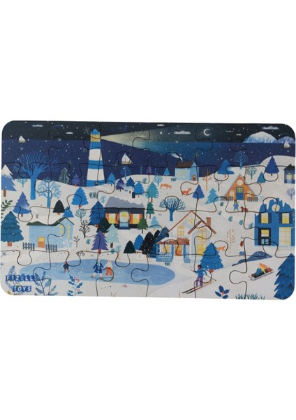 6 Adet 24 Parça 12,5 x 21 cm Eğitici ve Öğretici Ahşap Çocuk Puzzle & Yapboz Oyuncak Çerçevesiz