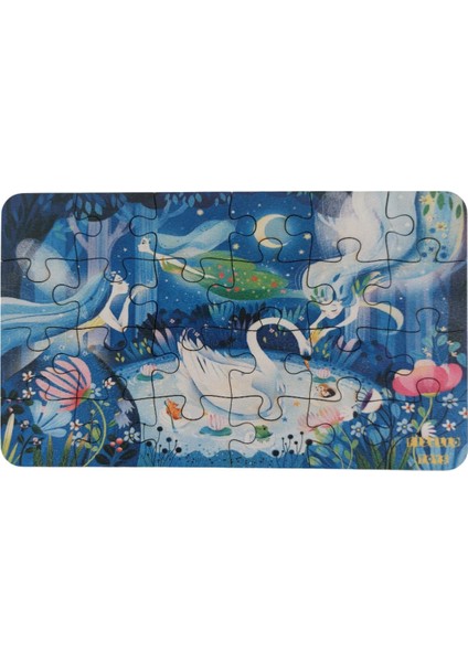 6 Adet 24 Parça 12,5 x 21 cm Eğitici ve Öğretici Ahşap Çocuk Puzzle & Yapboz Oyuncak Çerçevesiz fırsatları