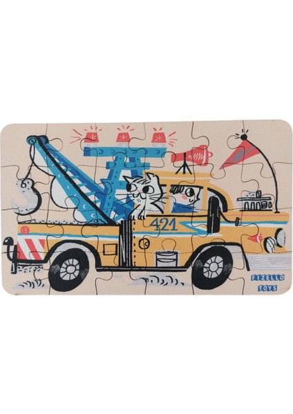 6 Adet 24 Parça 12,5 x 21 cm Eğitici ve Öğretici Ahşap Çocuk Puzzle & Yapboz Oyuncak Çerçevesiz