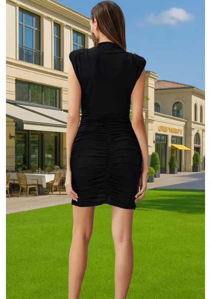 Kadın Mini Boy Vücuda Oturan Örme Elbise Polyester Karışımlı Yazlık Kaliteli Işçilik Özel Tasarım modelleri
