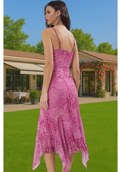 A Kesim Çiçek Desenli Midi Tül Elbise Yazlık Rahat Şık Premium Kalite Zarifane Tasarım modelleri