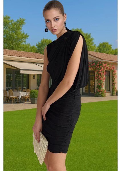 Şık Mini Örme Abiye Elbise Vücudu Saran Yazlık Kokteyl Elbisesi Şık Görünüm Seçkin Malzeme fiyatları