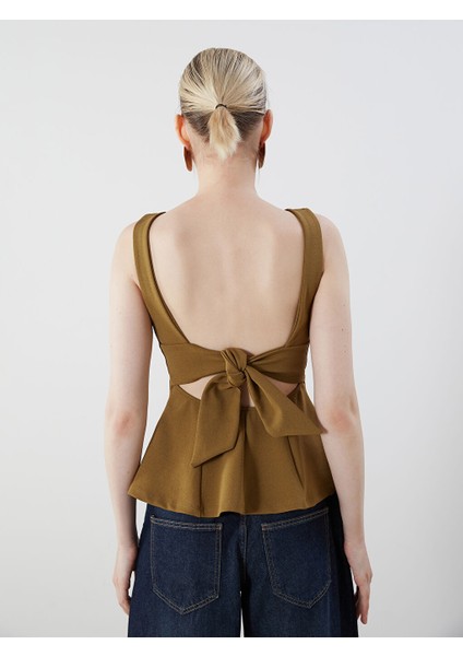 Yeni Sezon Kayik Yaka Peplum Bluz - S5OR45Z8 fırsatları