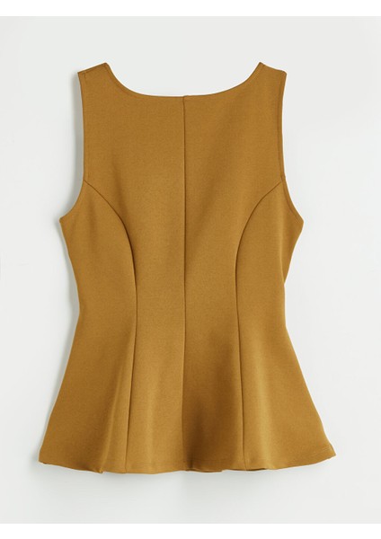 Yeni Sezon Kayik Yaka Peplum Bluz - S5OR45Z8 indirimleri