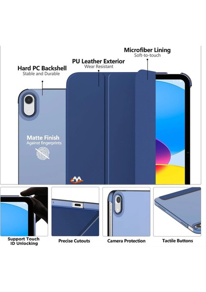 Apple iPad Air 13 2025 M3 Uyumlu Zore Smart Cover Kalem Bölmeli Standlı 1-1 Kılıf indirimleri