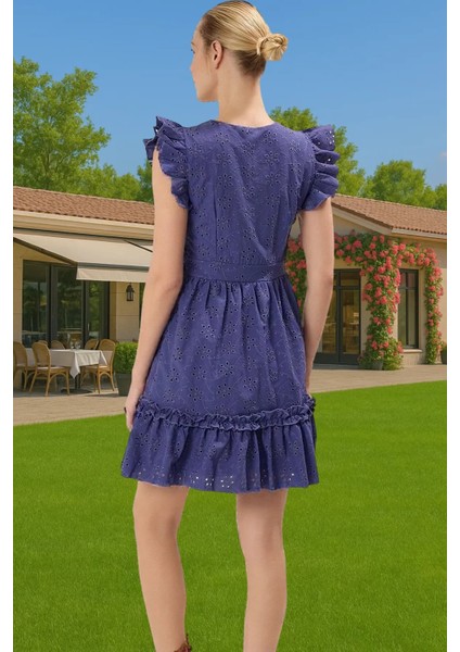 Yazlık Mini Brode Dokuma Elbise Günlük Kullanım Için Rahat Premium Kalite Dayanıklı Malzeme modelleri