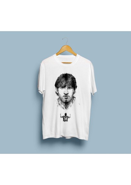 Oversize Messi Tasarım Unisex T-Shirt